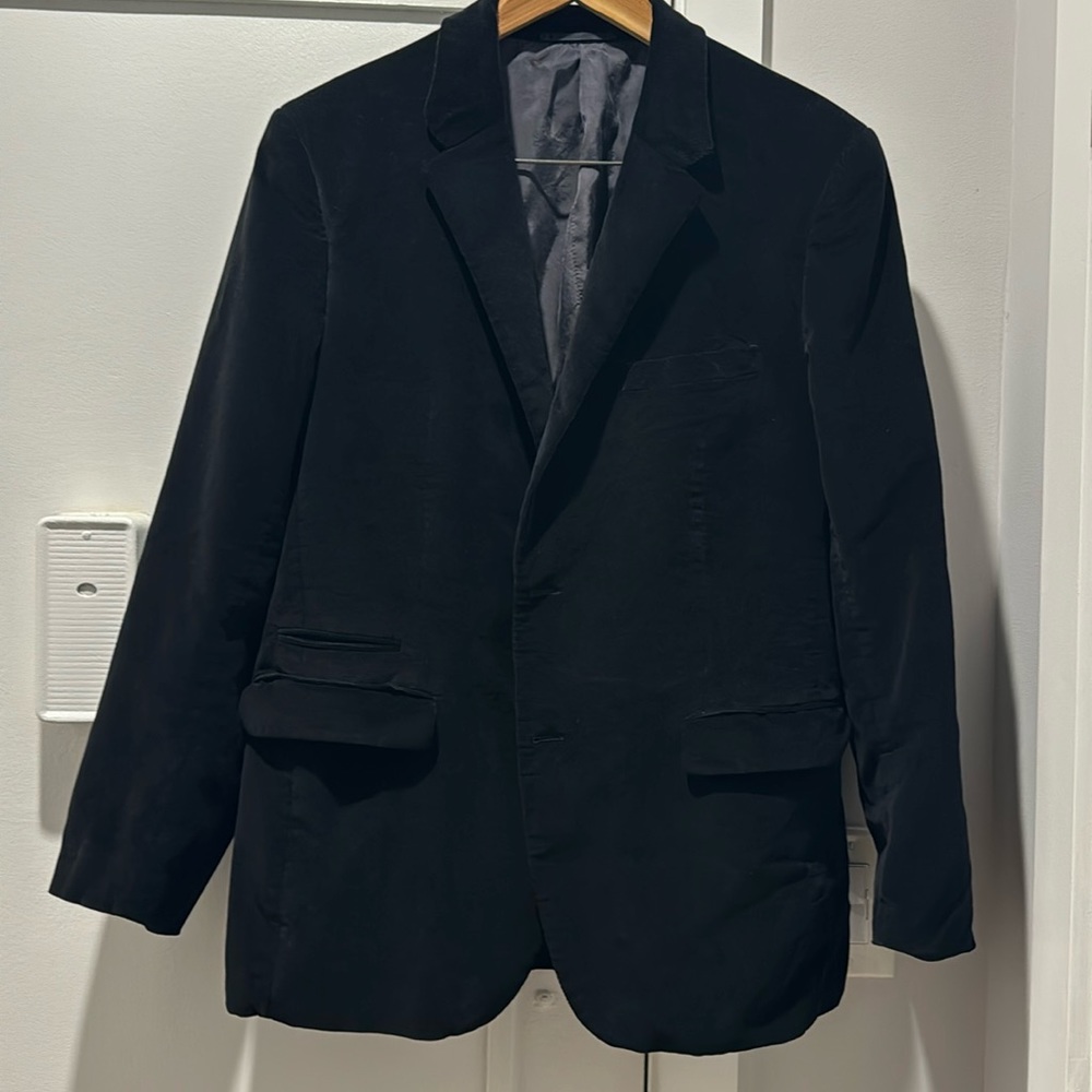 Men’s Theory Black Corduroy Blazer